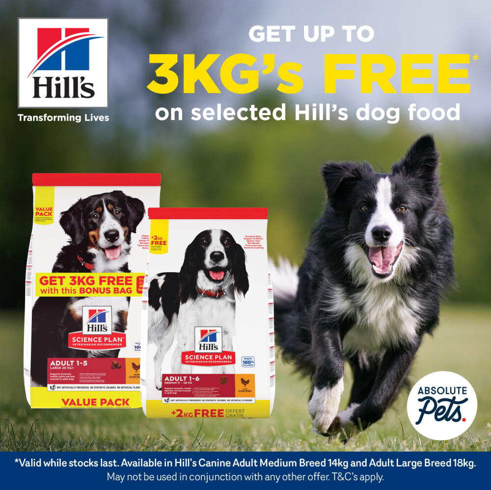 Absolute Pets | Hill’s BONUS BAG promotion