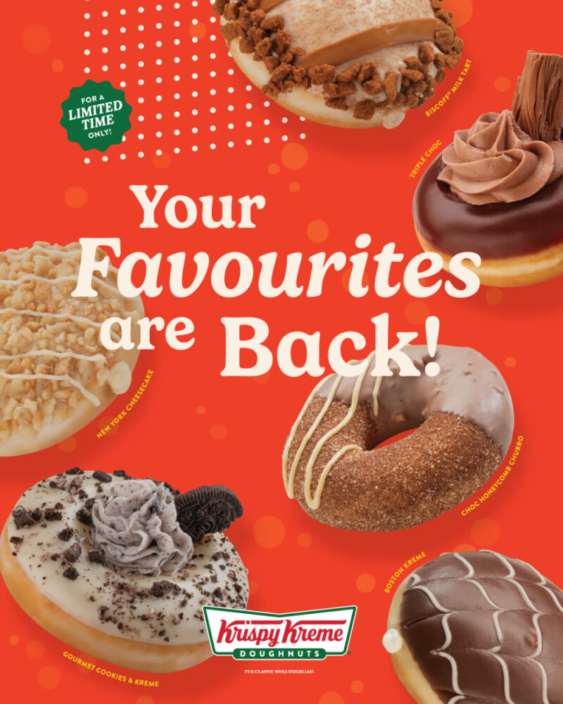 Krispy Kreme | Your Favourites Are Back!