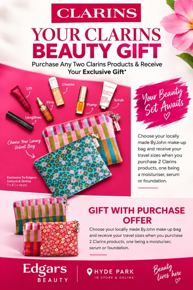 Edgars Beauty | Your CLARINS Beauty Gift